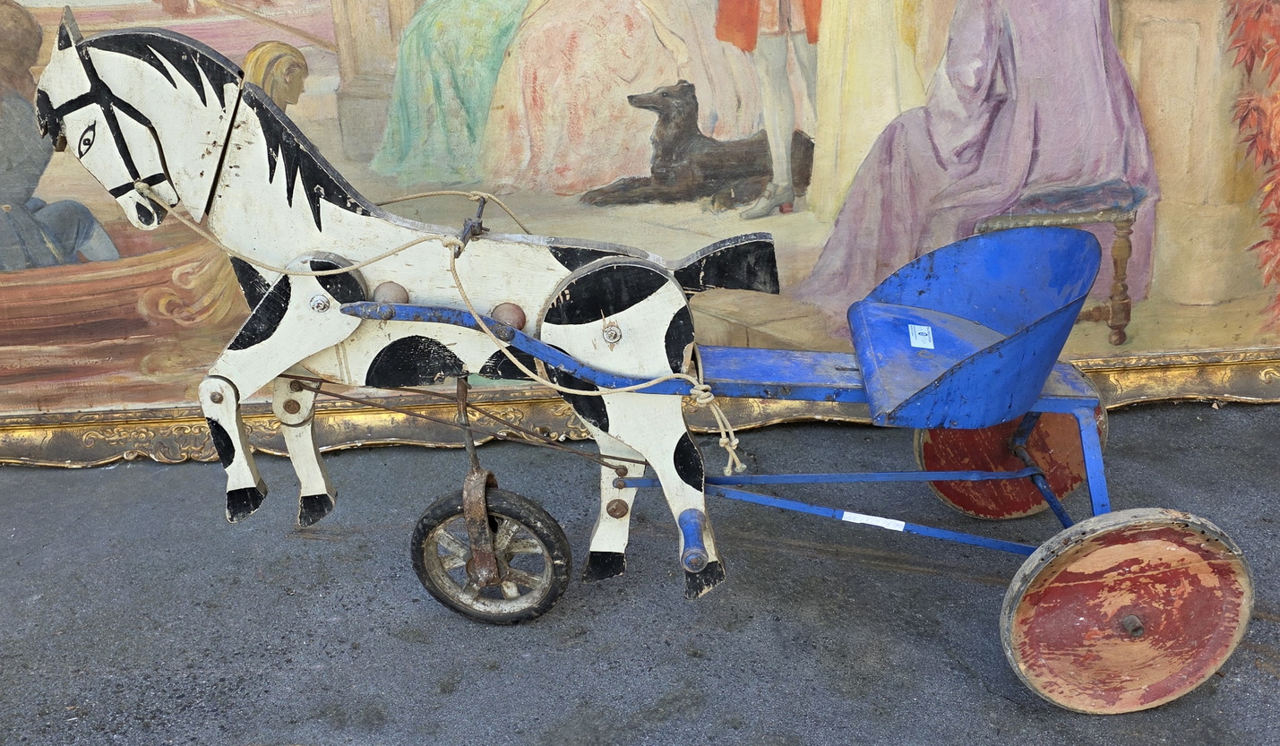 A Child's Horse and Sulky